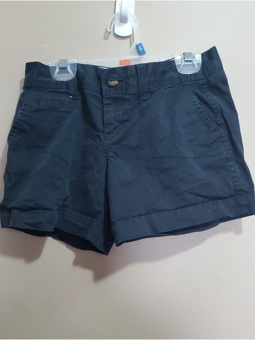 Old Navy Navy Chino Cuffed Shorts Size 0